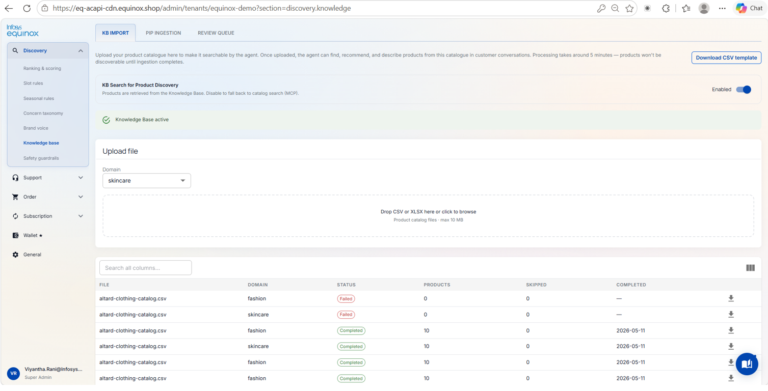 Step 3 — Load Your Product Catalog — screenshot 1