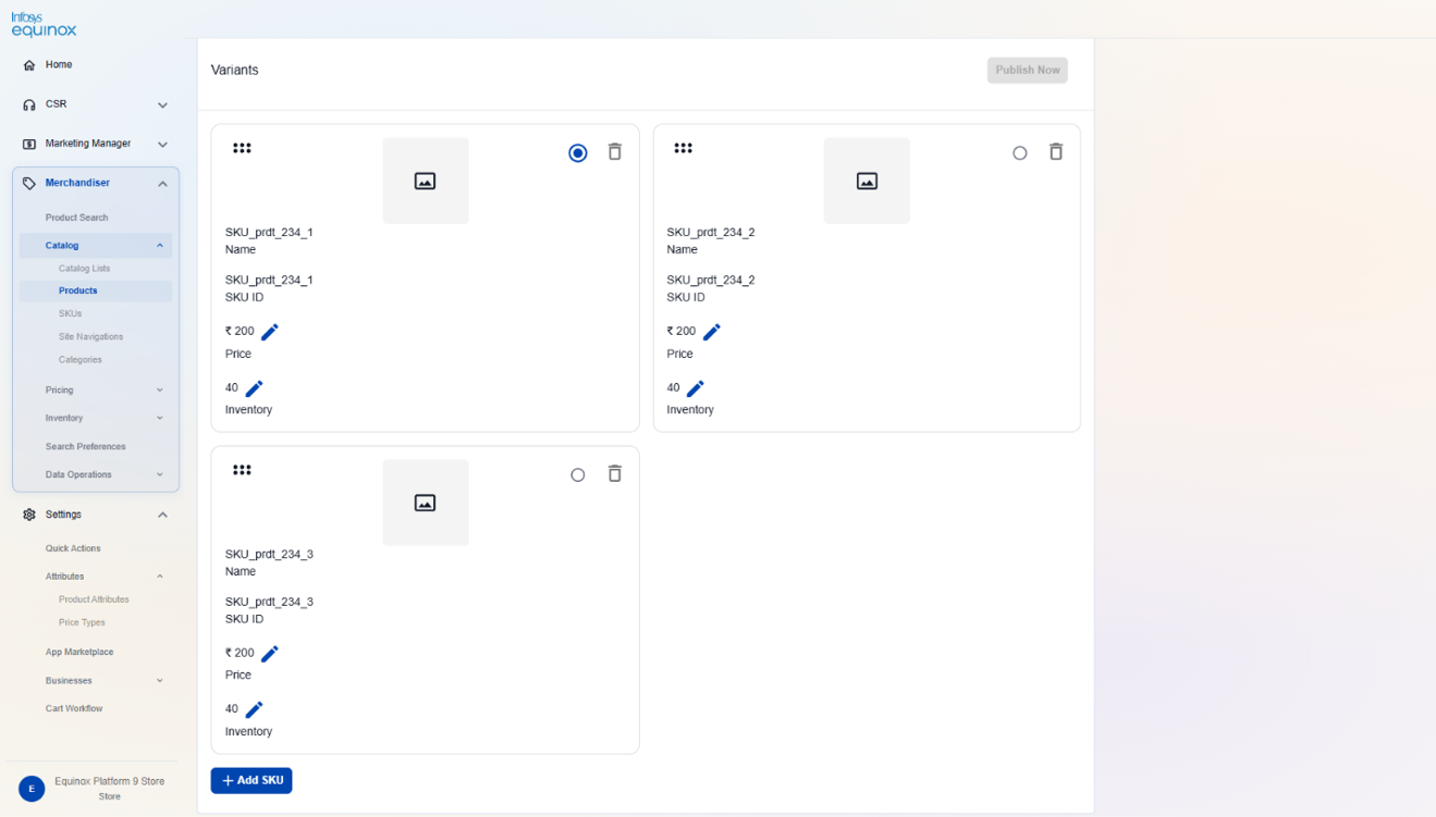 Understanding the Product page sections — screenshot 1