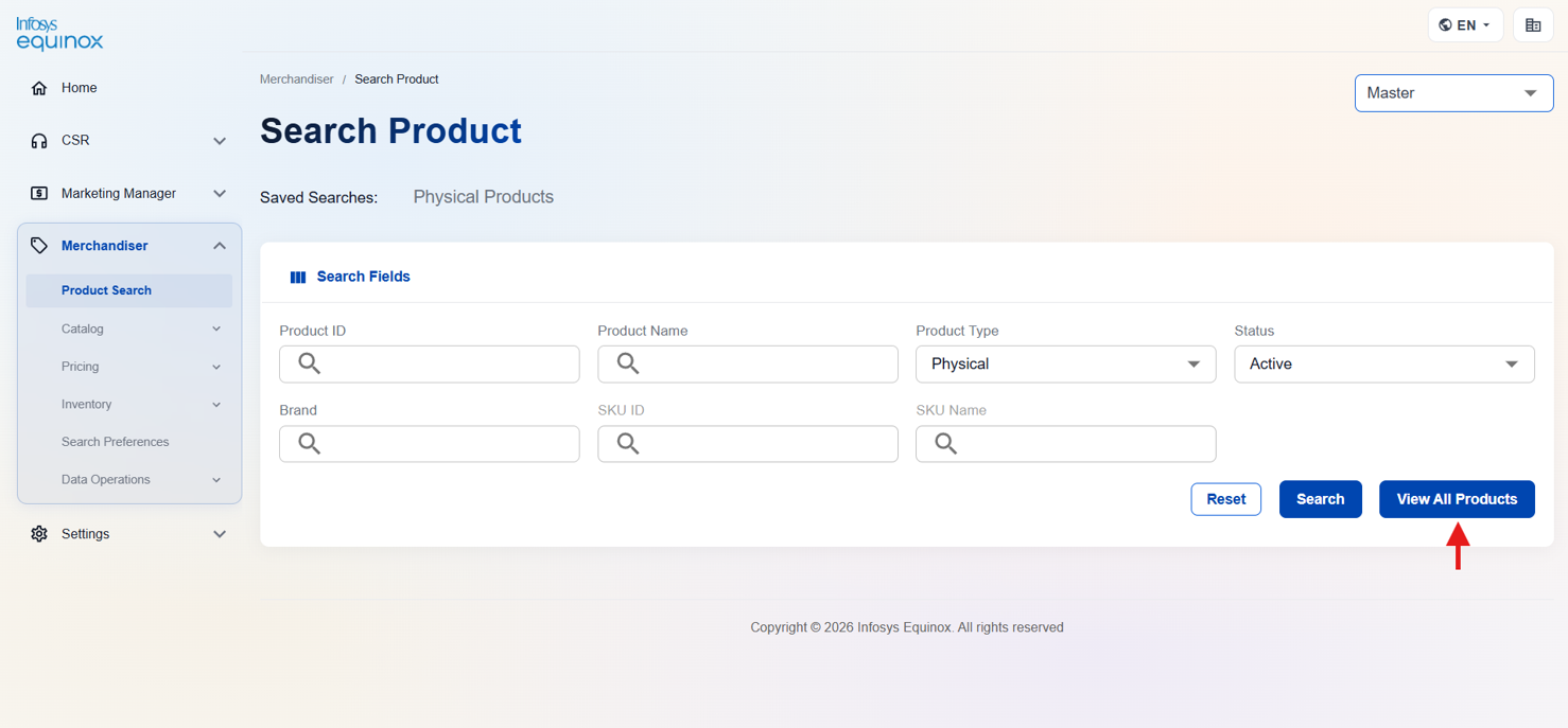 Viewing All Products — screenshot 1