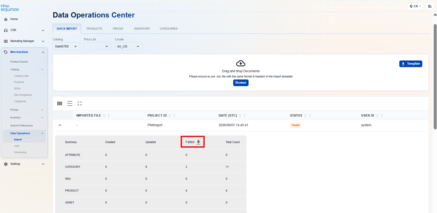 Importing Data — screenshot 5
