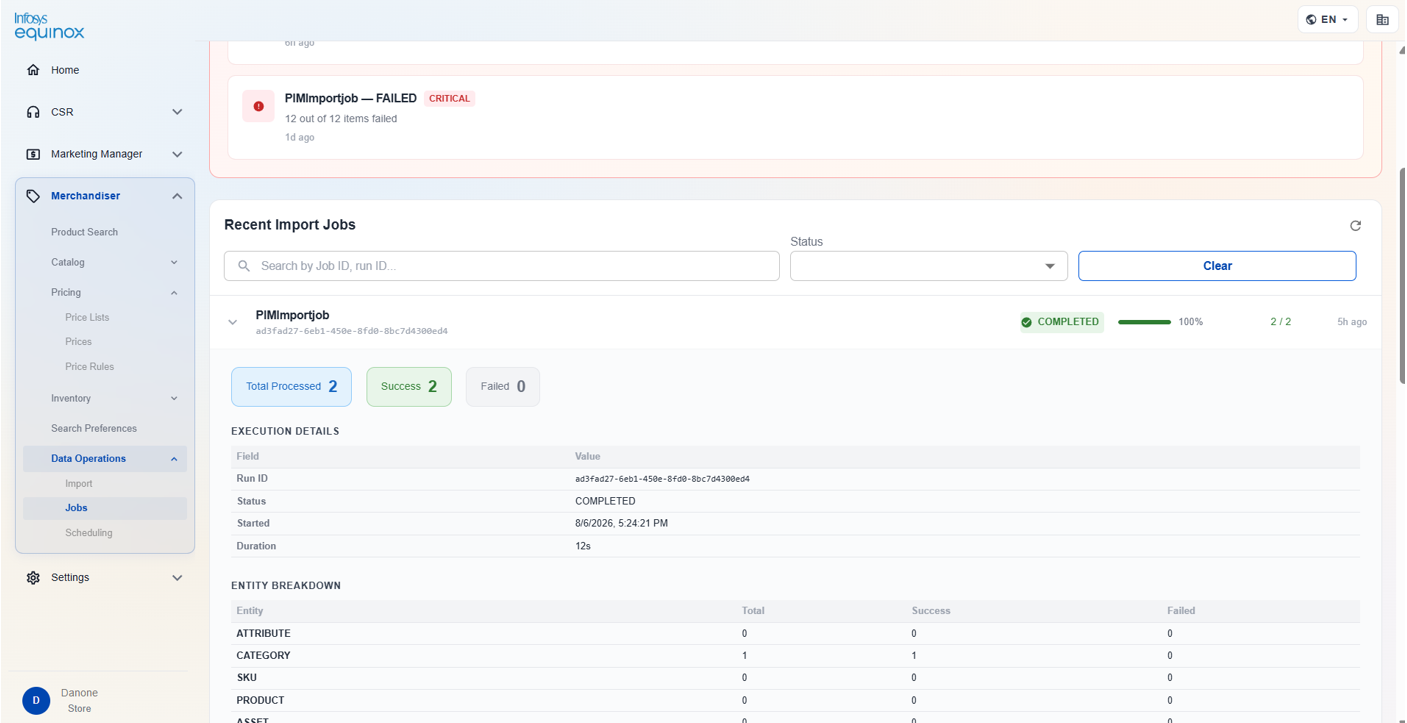 Monitoring Job Execution — screenshot 2