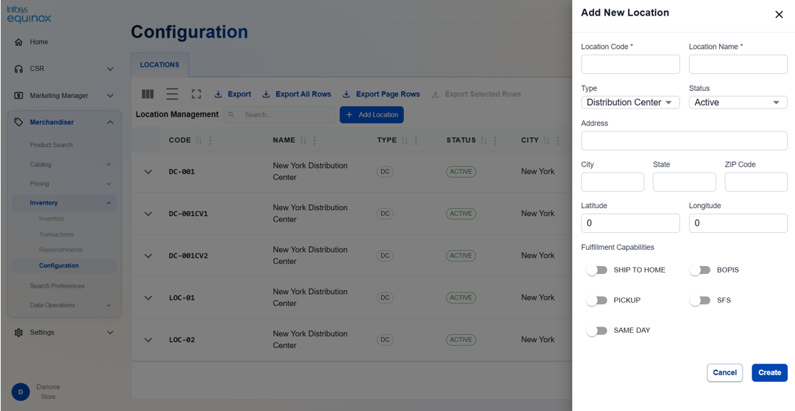 Viewing Locations — screenshot 1