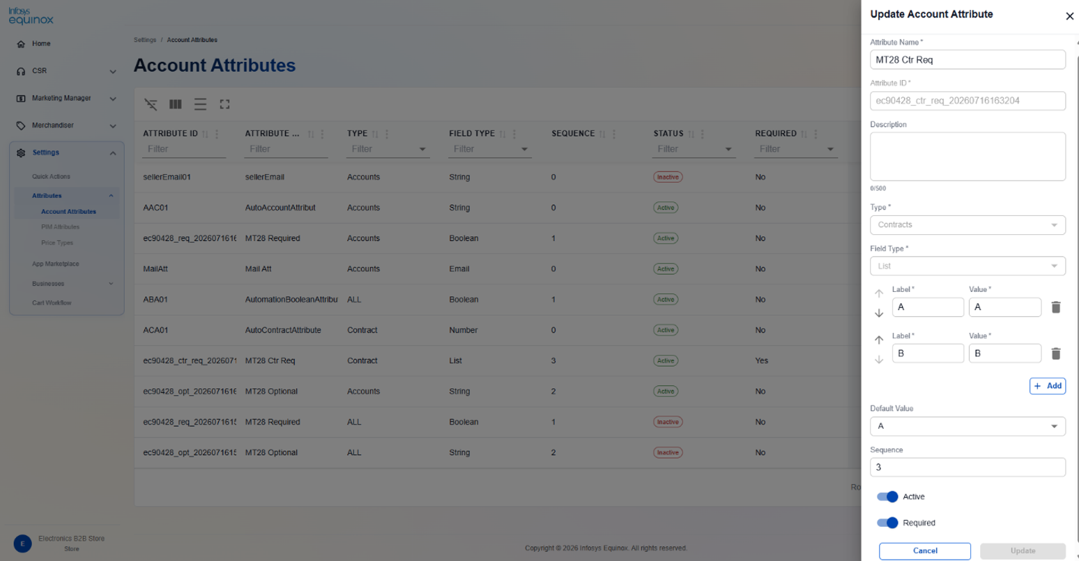 Create an Account Attribute — screenshot 8
