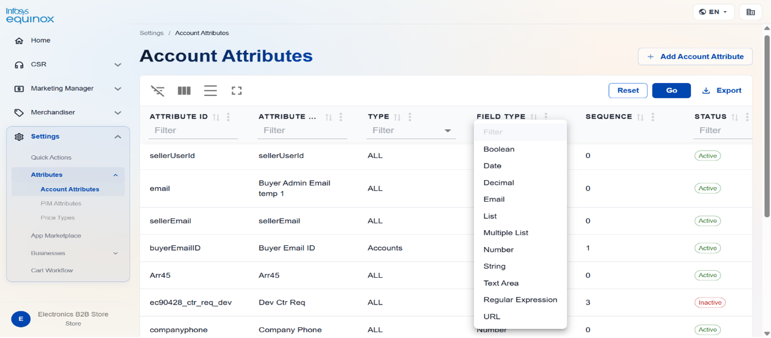 Viewing Product Attributes — screenshot 1
