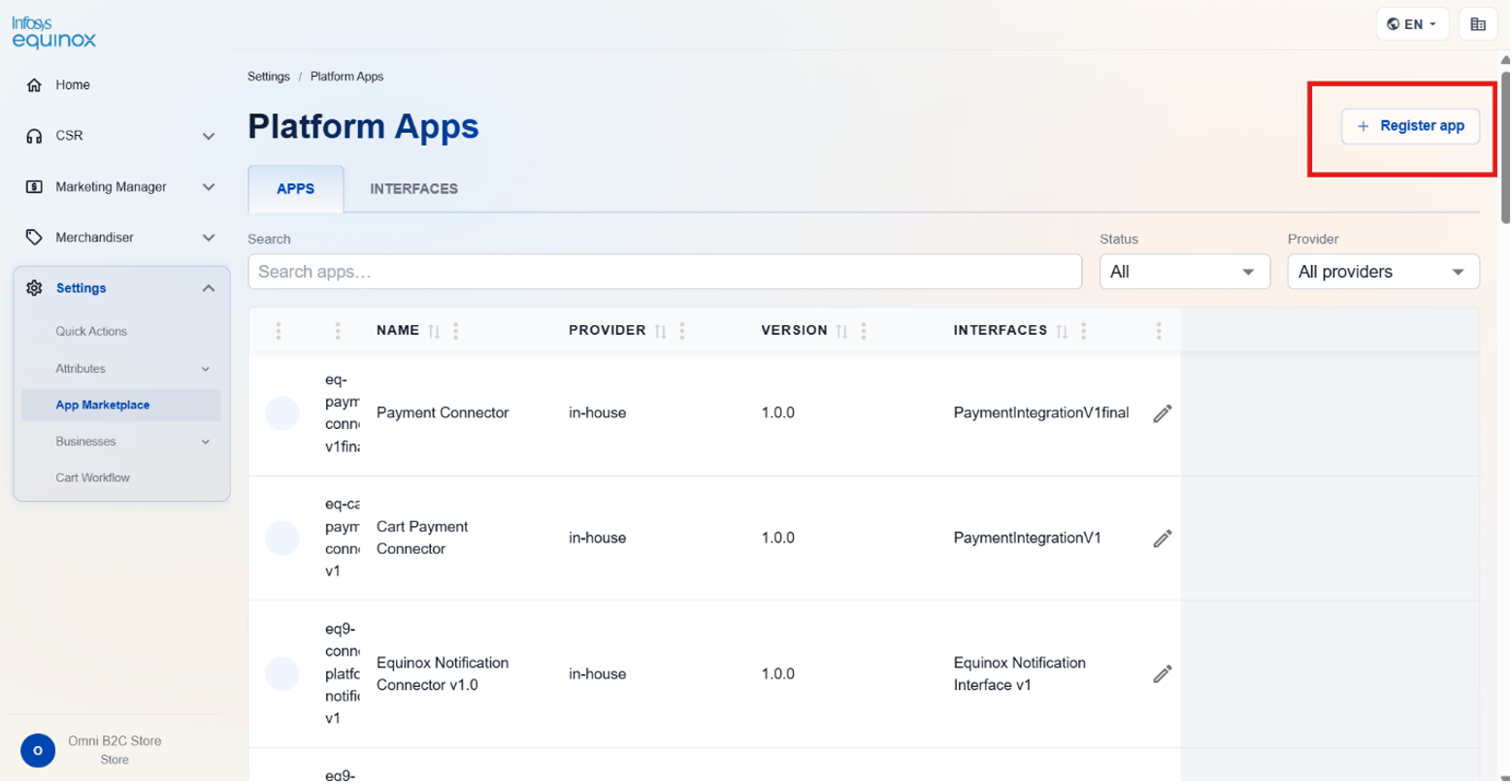 Managing Interfaces — screenshot 1