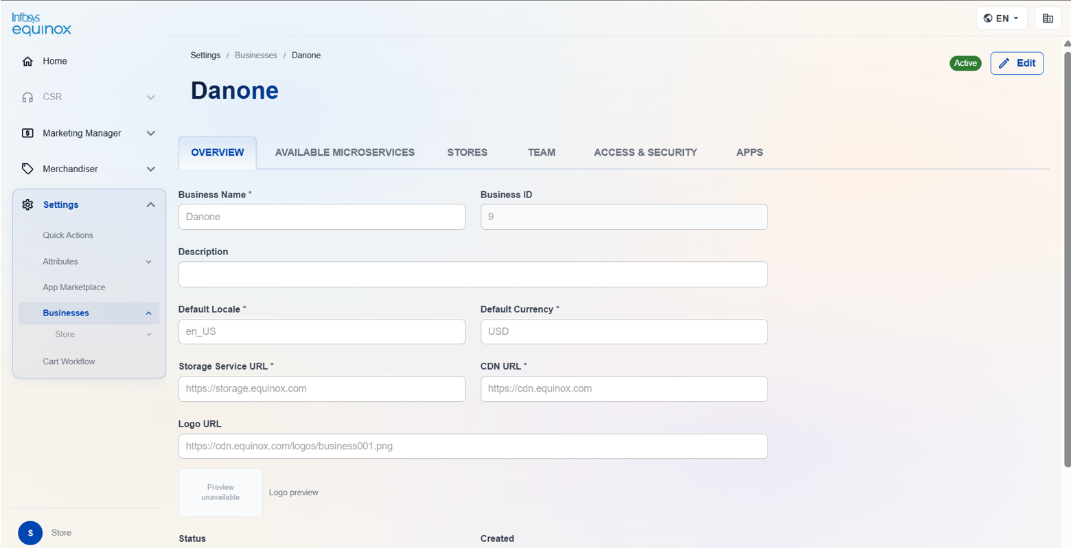 View Business Details — screenshot 5