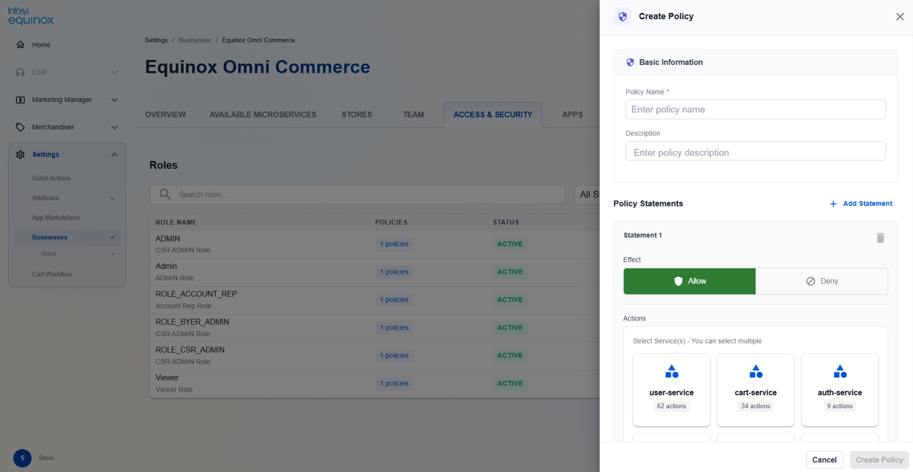 Access Store Configuration — screenshot 2