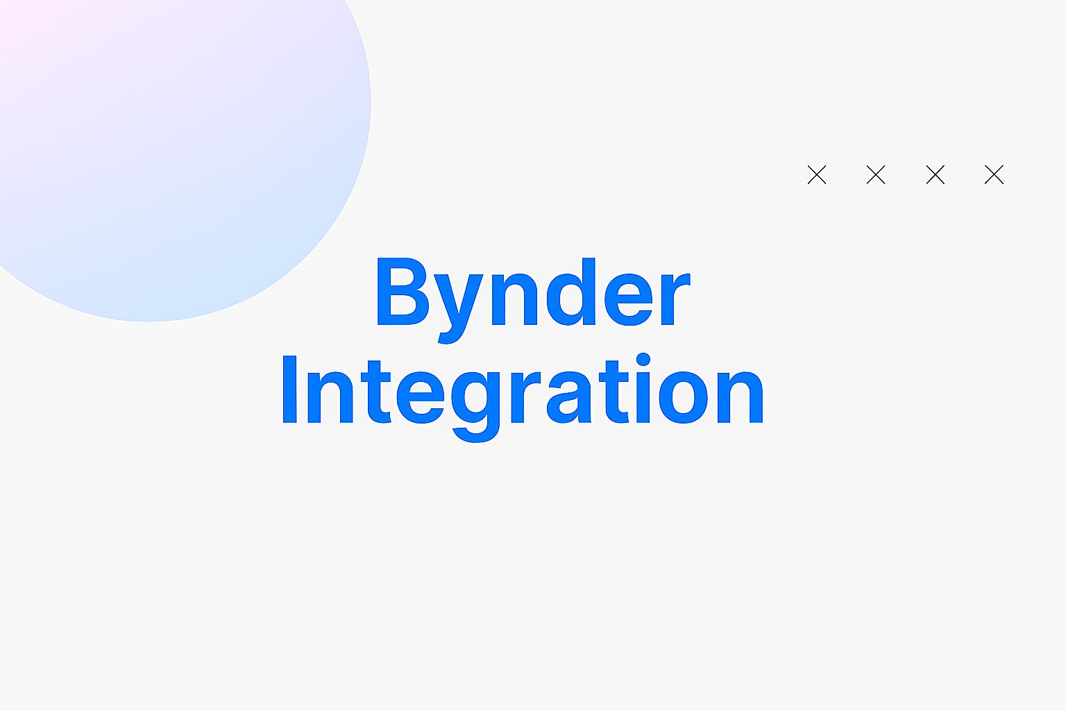 Bynder Integration
